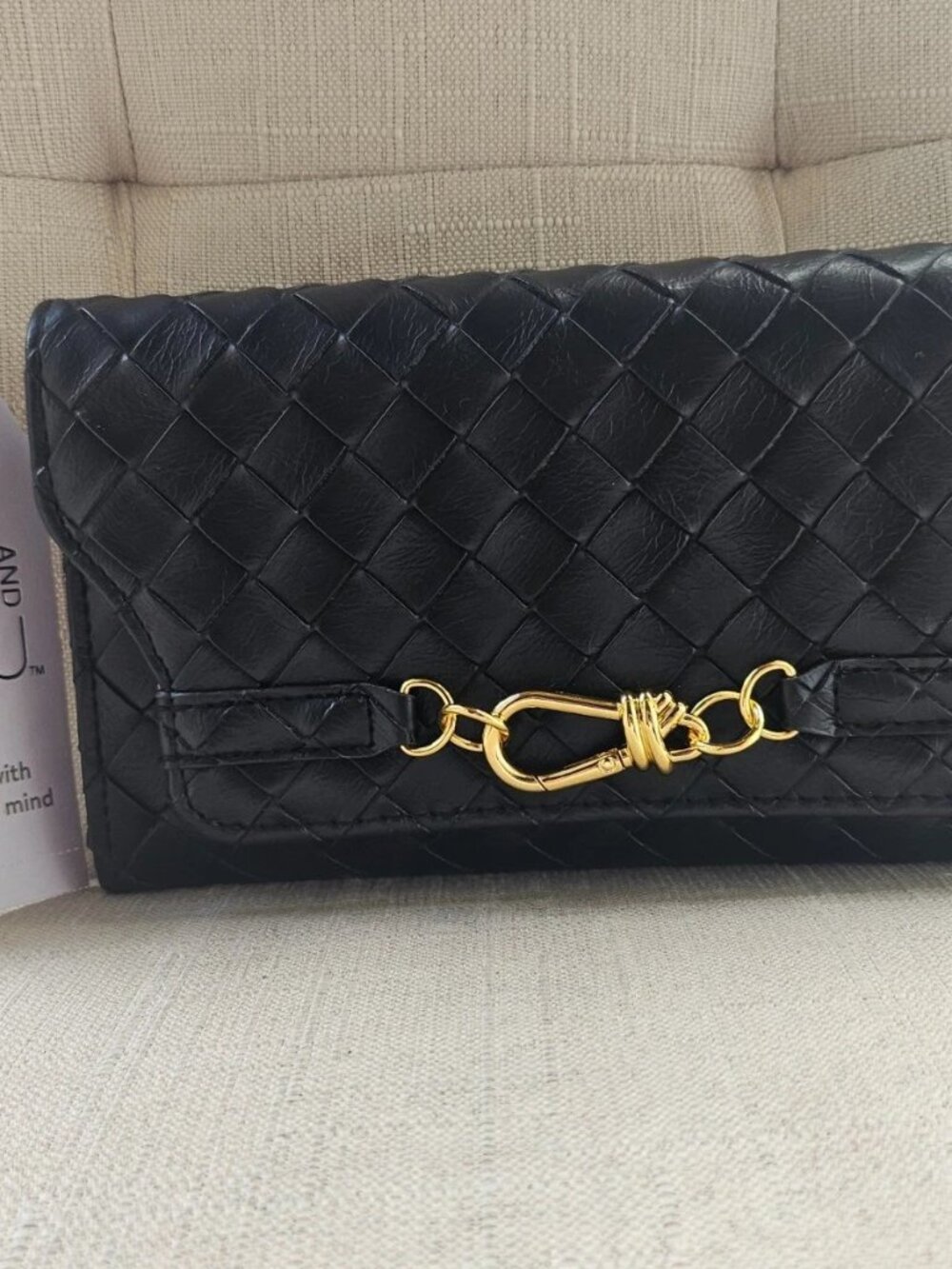 Time And Tru Women Clutch Wallet Cardholder Faux Vegan Leather Purse W/ Cardhold - Picture 8 of 12